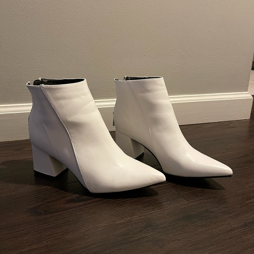 Forever 21 White Booties